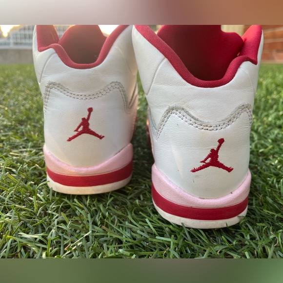 Air Jordan 5 Retro PS White Pink Red Foam Sz(12c) - Picture 5 of 7